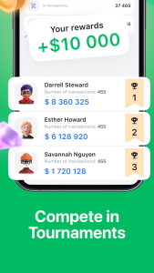 اسکرین شات 2 برنامه Cryptoguru: Trading Simulator