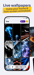 اسکرین شات 1 برنامه One4Wall: 4K Wallpapers & Live