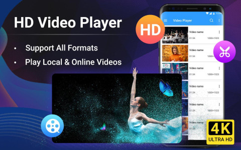 اسکرین شات 1 برنامه Video Player - Full HD Format