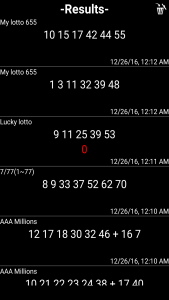 اسکرین شات 5 برنامه Lottery Machine: Number Picker