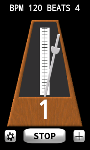 اسکرین شات 1 برنامه Metronome - Tempo