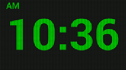 اسکرین شات 1 برنامه LED Digital Table Clock