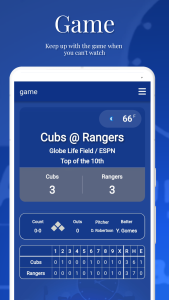 اسکرین شات 2 برنامه Chicago Baseball Cubs Edition
