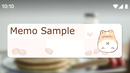 اسکرین شات 7 برنامه Kawaii Memo Sticky Note Widget