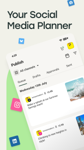 اسکرین شات 1 برنامه Buffer: Social Media Scheduler