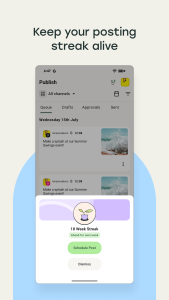 اسکرین شات 5 برنامه Buffer: Social Media Scheduler