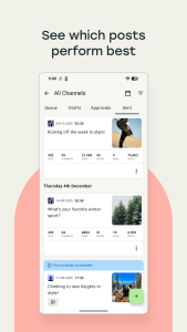 اسکرین شات 6 برنامه Buffer: Social Media Scheduler
