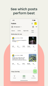 اسکرین شات 6 برنامه Buffer: Social Media Scheduler