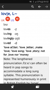 اسکرین شات 2 برنامه English Pronouncing Dictionary