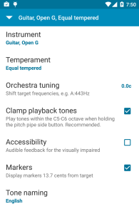 اسکرین شات 4 برنامه Tuner - gStrings