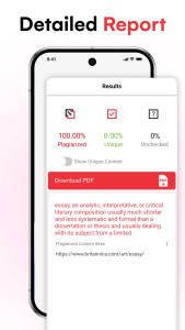 اسکرین شات 6 برنامه Plagiarism Checker & Detector
