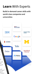 اسکرین شات 2 برنامه Coursera: Grow your career