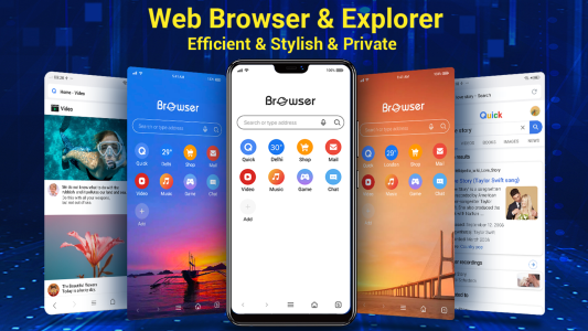 اسکرین شات 1 برنامه Browser for Android