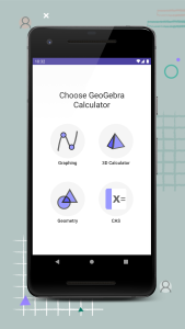 اسکرین شات 1 برنامه GeoGebra Calculator Suite