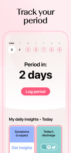 اسکرین شات 2 برنامه Flo Ovulation & Period Tracker
