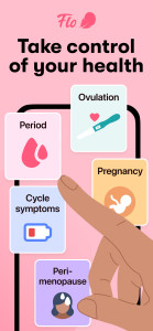 اسکرین شات 1 برنامه Flo Period & Ovulation Tracker