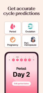 اسکرین شات 3 برنامه Flo Ovulation & Period Tracker
