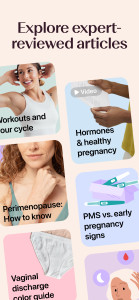 اسکرین شات 2 برنامه Flo Ovulation & Period Tracker