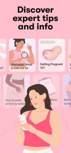 اسکرین شات 6 برنامه Flo Period & Ovulation Tracker