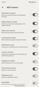 اسکرین شات 4 برنامه KDE Connect