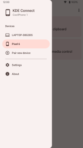 اسکرین شات 2 برنامه KDE Connect