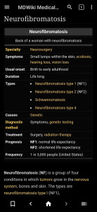 اسکرین شات 5 برنامه Mini Medical Wikipedia Offline