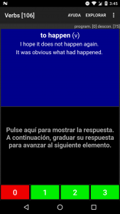 اسکرین شات 1 برنامه English Basic Vocabulary