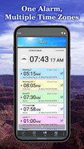 اسکرین شات 5 برنامه World Weather Clock Widget