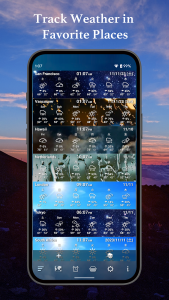 اسکرین شات 3 برنامه World Weather Clock Widget