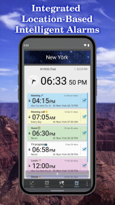 اسکرین شات 4 برنامه World Weather Clock Widget