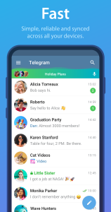 اسکرین شات 1 برنامه Telegram