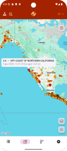اسکرین شات 1 برنامه Earthquake