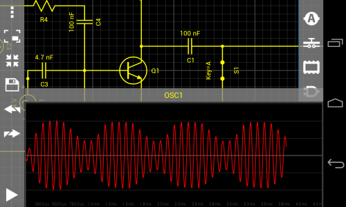 اسکرین شات 8 برنامه Droid Tesla Circuit Simulator
