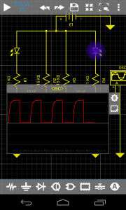 اسکرین شات 4 برنامه Droid Tesla Circuit Simulator