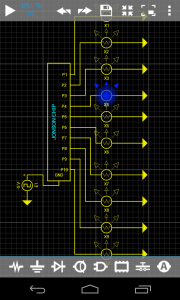 اسکرین شات 1 برنامه Droid Tesla Circuit Simulator