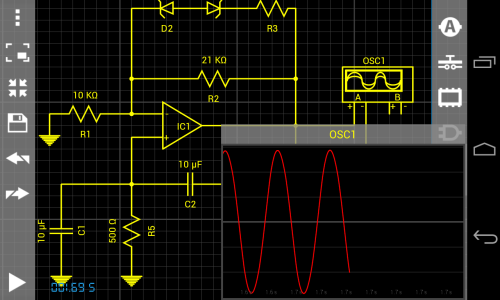 اسکرین شات 5 برنامه Droid Tesla Circuit Simulator