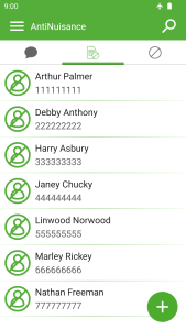 اسکرین شات 1 برنامه Call Blocker and SMS Blocker