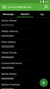 اسکرین شات 5 برنامه Call Blocker and SMS Blocker