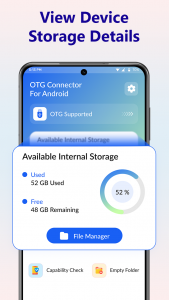 اسکرین شات 2 برنامه OTG Connector: USB OTG Checker