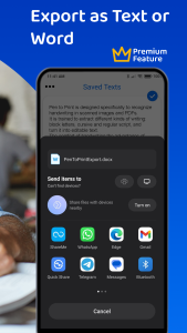 اسکرین شات 3 برنامه PenToPRINT Handwriting to Text