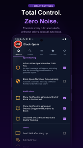 اسکرین شات 1 برنامه Block-Spam: Call Blocker