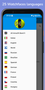اسکرین شات 1 برنامه Amazfit Band 5 Watchfaces