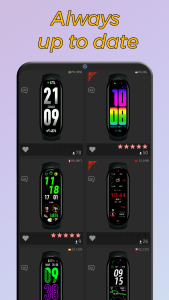 اسکرین شات 4 برنامه Mi Band 6 WatchFaces