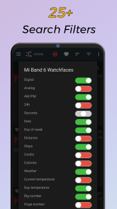 اسکرین شات 5 برنامه Mi Band 6 WatchFaces