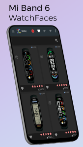 اسکرین شات 1 برنامه Mi Band 6 WatchFaces