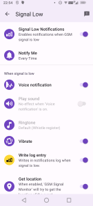 اسکرین شات 7 برنامه GSM Signal Monitor & SIM Info