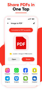 اسکرین شات 3 برنامه Image to PDF Converter