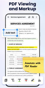 اسکرین شات 3 برنامه PDF Reader - PDF Editor