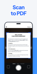 اسکرین شات 1 برنامه PDF Scanner app - TapScanner