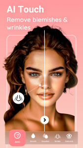 اسکرین شات 3 برنامه Peachy: Face App & Body Editor